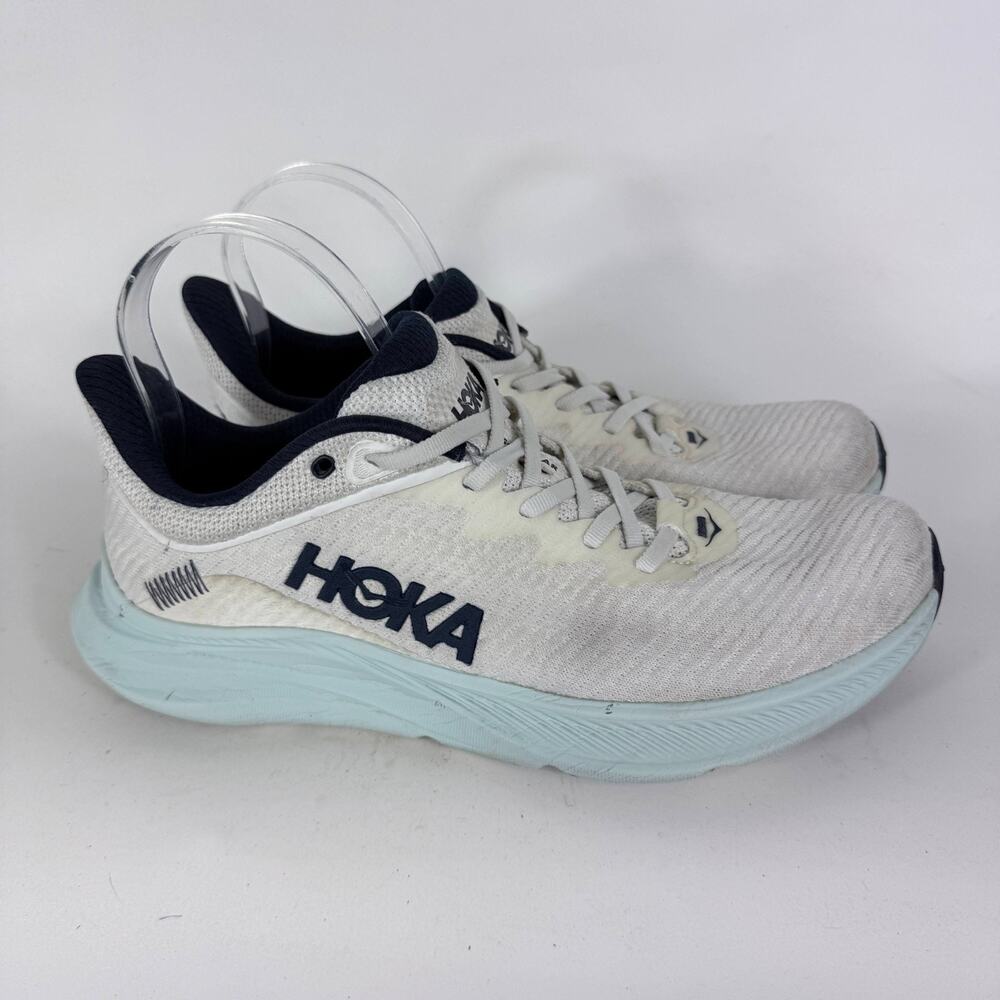 Hoka One One Solimar Running Shoes Women's 9.5 Blanc De Blanc Athletic Sneakers - Picture 2 of 10